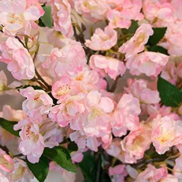 MJFloria Faux Cherry Blossom Branches for Stunning Arrangements