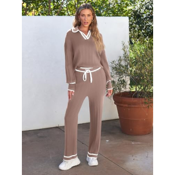 LILLUSORY Womens Knit Lounge Sets | Stylish Comfort