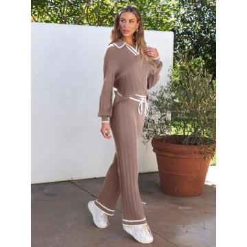 LILLUSORY Womens Knit Lounge Sets | Stylish Comfort