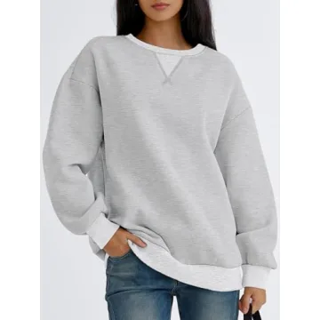 Trendy Queen Oversized Crewneck Sweatshirt for Women