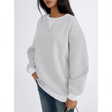 Trendy Queen Oversized Crewneck Sweatshirt for Women