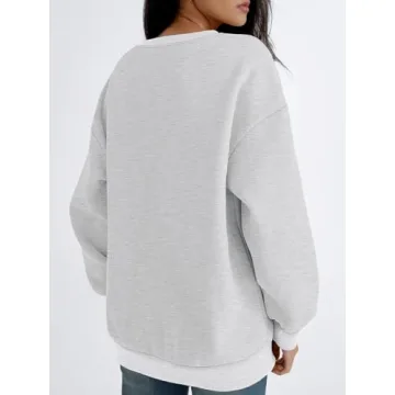 Trendy Queen Oversized Crewneck Sweatshirt for Women