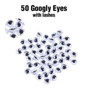 EPIQUEONE 1090-Piece Kids Art & Craft Supplies Set - Chenille Pipe Cleaners, Pom Poms, Googly Eyes, Craft Sticks, Buttons, and Sequins - Perfect for School Projects, DIY Hobbies, and Creative Play