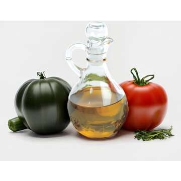 980R Presence Cruet Elegant Glass Oil Dispenser