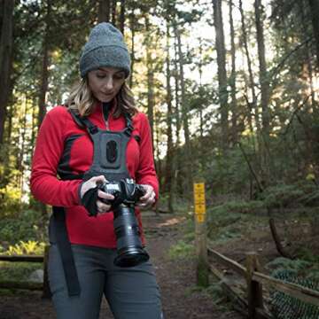 Cotton Carrier CCS G3 Camera Harness System for One Camera - Grey