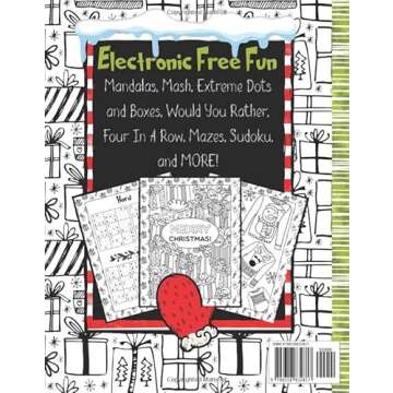 AHHHH I'm So Bored! Christmas Edition Activity Book for Teens Made By Teens: 102 Page Pencil Games a...