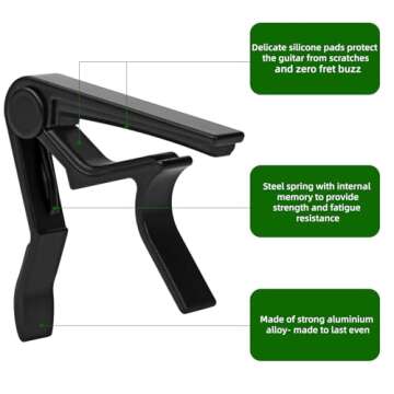 Htaexpu Guitar Capo for Acoustic and Electric Instruments