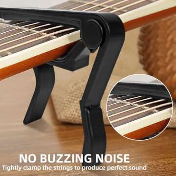 Htaexpu Guitar Capo for Acoustic and Electric Instruments