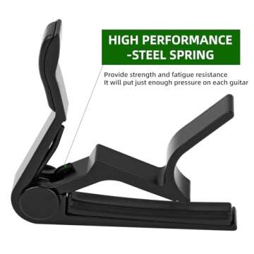 Htaexpu Guitar Capo for Acoustic and Electric Instruments