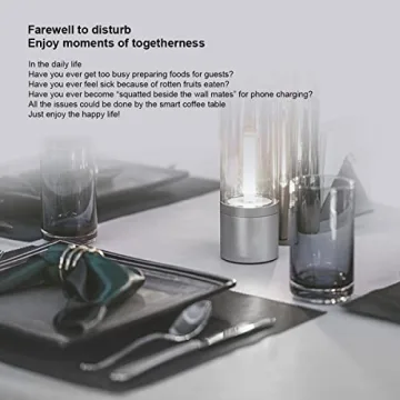 Smart Coffee Table with Cold Storage and Wireless Charging