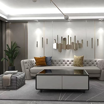 Smart Coffee Table with Cold Storage and Wireless Charging