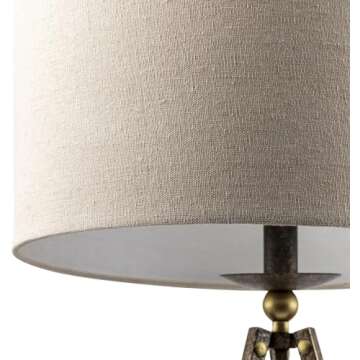 Mark&Day Table Lamps, Neudau Bedside Table Lamp for Nightstand Bedroom Living Room Office (27" H x 13" W x 13" D)