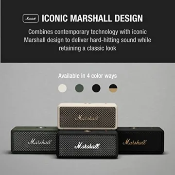 Marshall Emberton Portable Bluetooth Speaker Compact Design