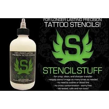 Stencil STUFF - Tattoo application solution - 4oz