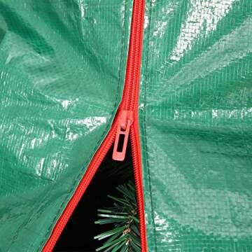 Sattiyrch Upright Christmas Tree Storage Bag – Tear Proof Material for Extra Durability – Holds up to 7.5 Foot Assembled Trees