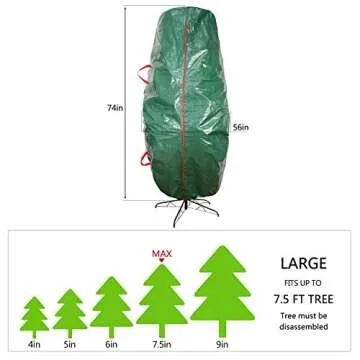 Durable Christmas Tree Storage Bag for 7.5 ft Trees