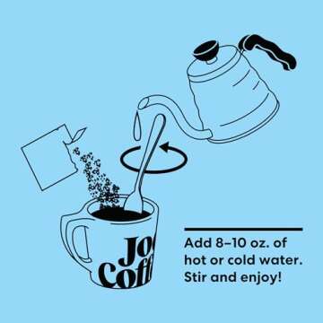 Joe Coffee Company - La Familia Guarnizo Specialty Instant Coffee Packets (6 Sachets) | NYC Roaster, Kosher, Climate-Friendly