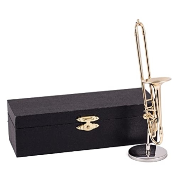 Broadway Gold Trombone Miniature - Perfect Gift for Musicians