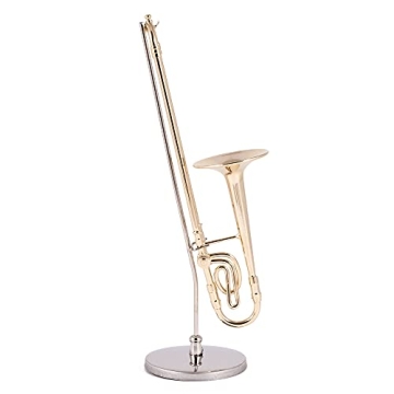 Broadway Gold Trombone Miniature - Perfect Gift for Musicians