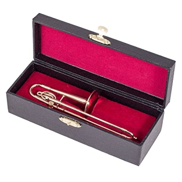 Broadway Gold Trombone Miniature - Perfect Gift for Musicians