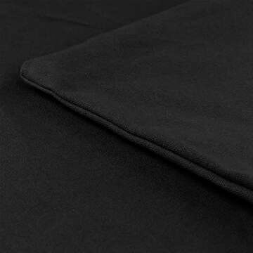 Thmyo Pack of 4 Cotton Pillow Covers,Decorative Solid Square Throw Pillow Case DIY Black Halloween Pillow Covers Sublimation Blank Pillow Case for Sofa Decoration (18x18 inch/ 45x45cm,Black)