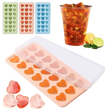 Heart Shaped Silicone Ice Cube Tray for Fun Drinks
