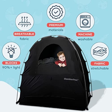 SlumberPod Portable Blackout Canopy for Baby Travel Cribs