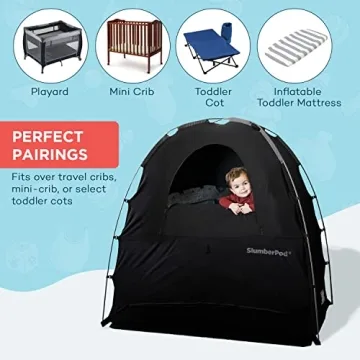 SlumberPod Portable Blackout Canopy for Baby Travel Cribs