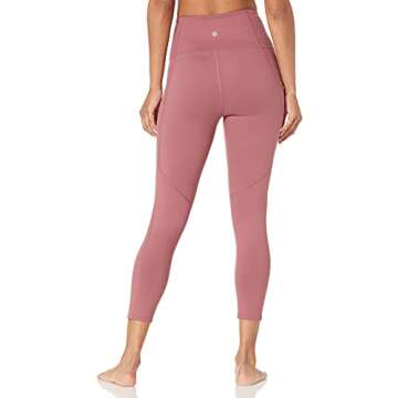 Core 10 Women's 7/8 Crop Yoga Legging in Rose