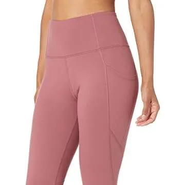 Core 10 Women's 7/8 Crop Yoga Legging in Rose
