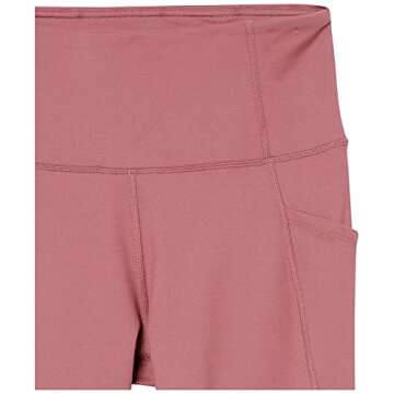 Core 10 Women's 7/8 Crop Yoga Legging in Rose