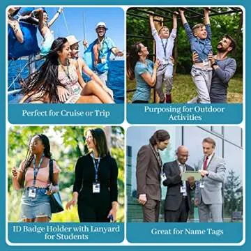 Waterproof Cruise Lanyards with Detachable Buckle & Holder