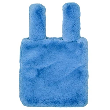 Chic Teal Faux Fur Slouchy Tote Bag for Everyday Elegance