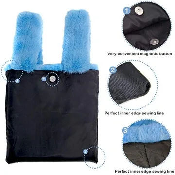 Chic Teal Faux Fur Slouchy Tote Bag for Everyday Elegance