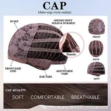 Transform Your Style with JOOLER Ombre Pink Wigs: 24" Glamorous & Natural Looking Hair