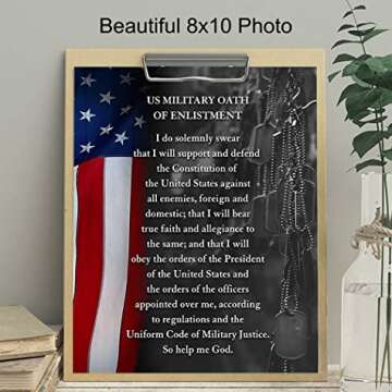 Patriotic American Flag Wall Art for Home Decor