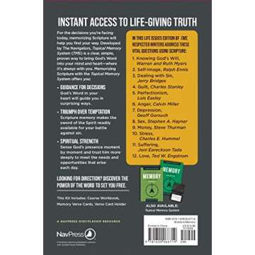 Topical Memory System: Life Issues, Hide God's Word in Your Heart