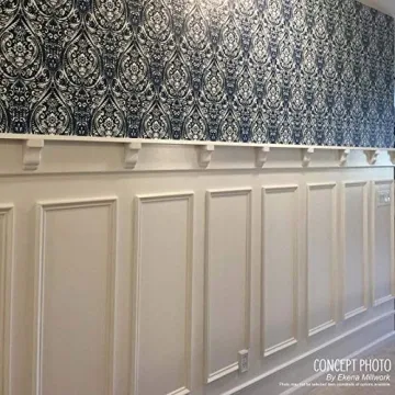 Ekena Millwork 20x20 Ashford Wainscot Wall Panels
