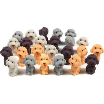 24 Pack Cute Animal Pencil Top Erasers for Kids