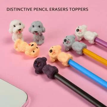 24 Cute Animal Pencil Erasers for Kids