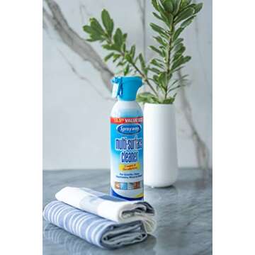 Sprayway SW007R Multi-Purpose Cleaner, Cleans & Deodorizes, for Granite, Glass, Wood, and Metal, 13.5 Oz