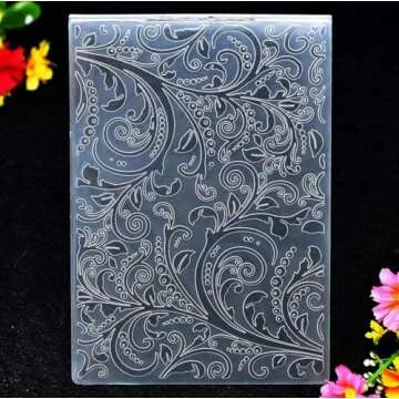 Kwan Crafts Leaves Plastic Embossing Folders for Card Making Scrapbooking and Other Paper Crafts
