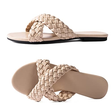 Chic Mtzyoa Women Flat Sandals for Summer Comfort