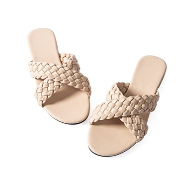 Chic Mtzyoa Women Flat Sandals for Summer Comfort
