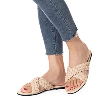 Chic Mtzyoa Women Flat Sandals for Summer Comfort