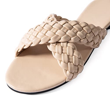 Chic Mtzyoa Women Flat Sandals for Summer Comfort