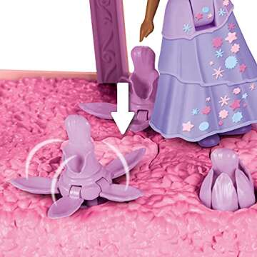 Disney Encanto Isabela's Garden Room Playset Includes Isabela Doll Figure - Flowers Bloom with Every Step!