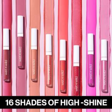 wet n wild MegaSlicks Lip Gloss - High Shine, Moisturizing