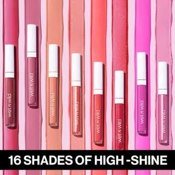 wet n wild MegaSlicks Lip Gloss - High Shine, Moisturizing