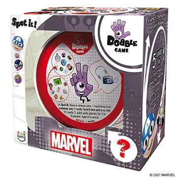 Zygomatic Spot It! Marvel Emojis - Marvel Super Heroes Family Card Game for Superhero Fun! Fast-Pace...